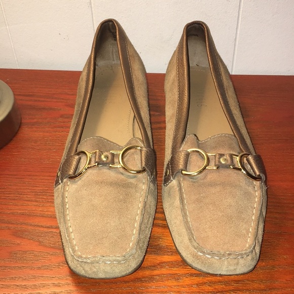 Nickels Shoes Vintage Nickels Tan Suede Loafers Size 95 Poshmark